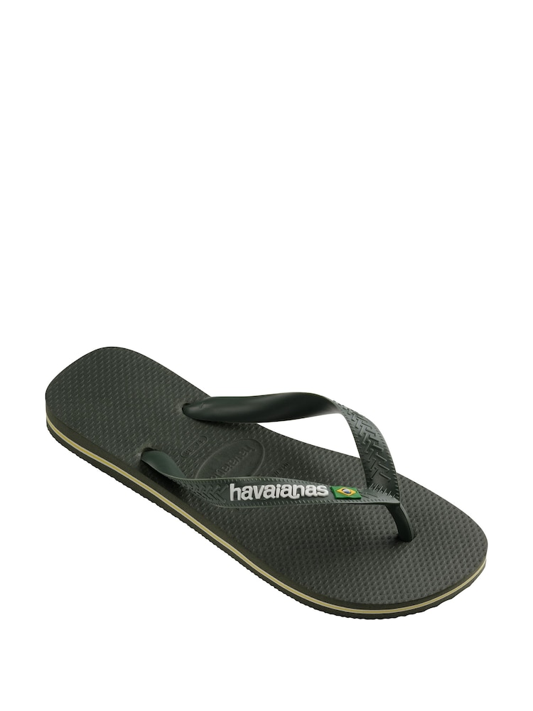 Серый/черный - Вьетнамки с бразильским флагом Havaianas - Изображение 2 из 7