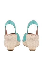 Jones Bootmaker Ladies Natural Rosanna Slingback Wedges - Image 5 of 7
