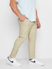 BadRhino Big & Tall Cream Stretch Chino Trousers - Image 1 of 2