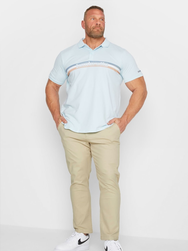 BadRhino Big & Tall Cream Stretch Chino Trousers - Image 2 of 2