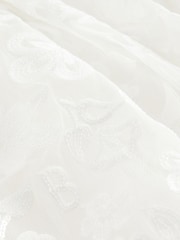 Baker by Ted Baker White Sequin Puff Sleeve Occasion Dress - Image 8 of 10