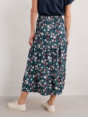 Seasalt Cornwall Blue Line Strokes Skirt - Image 2 of 5