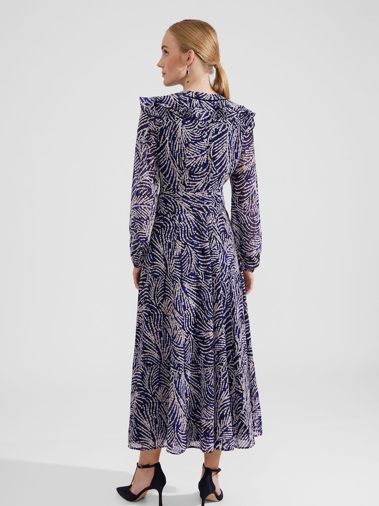 Hobbs Blue Petite Rosana Dress - Image 2 of 4