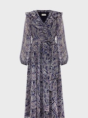Hobbs Blue Petite Rosana Dress - Image 4 of 4