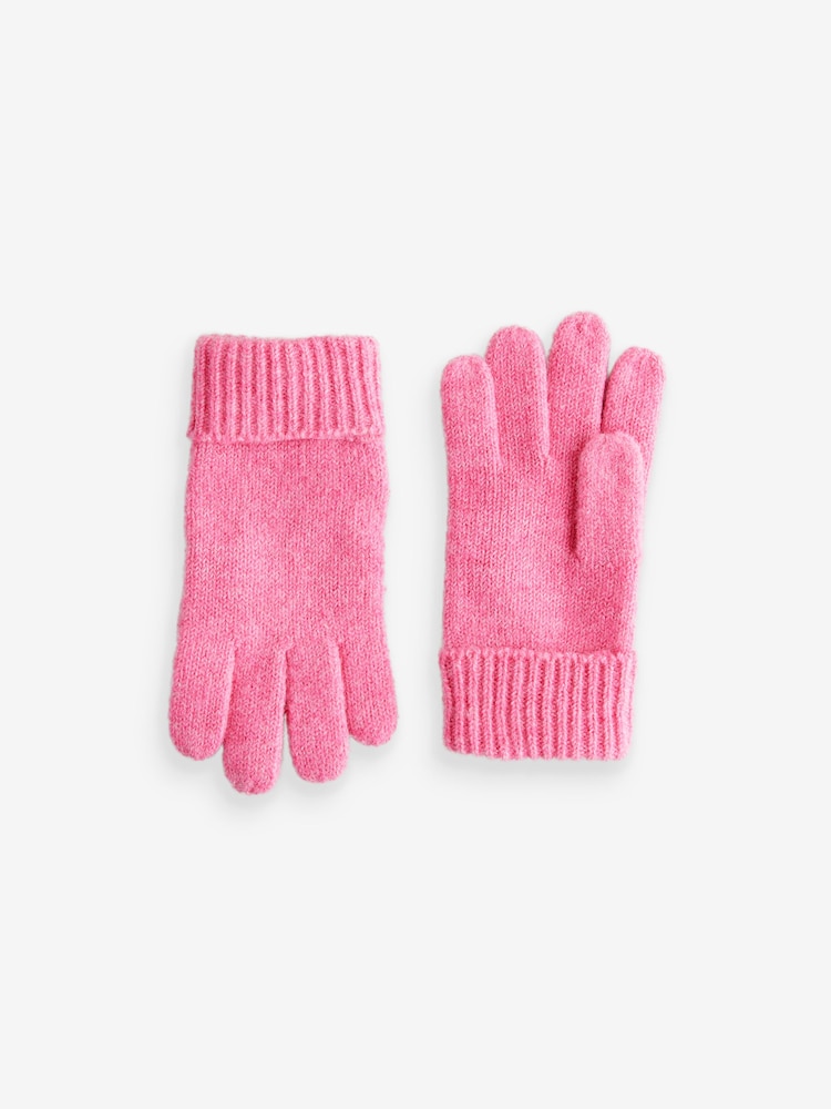 Rose - Ensemble chapeau, gants et écharpe en câble (3-16ans) - Image 5 of 8
