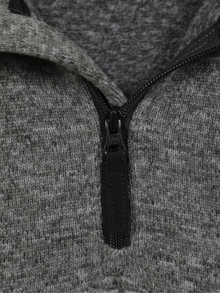 Mountain Warehouse Grey Mens Idris II Quarter Zip Fleece - Image 9 of 9