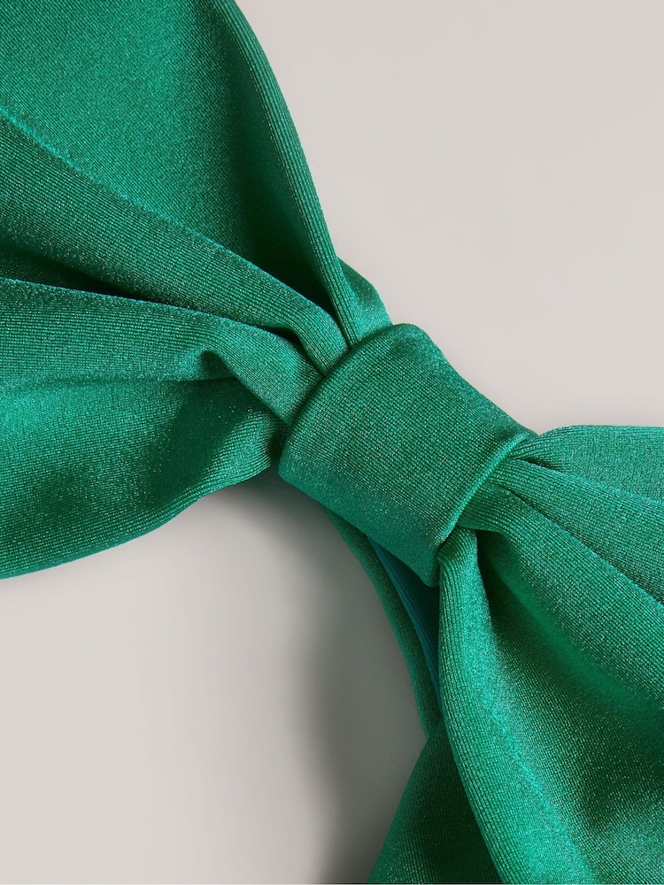Ted Baker Green Liennaa One Shoulder Bow Bikini Top - Image 6 of 6 Ted Baker Green Liennaa One Shoulder Bow Bikini Top - Image 6 of 6