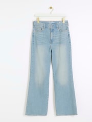 River Island Blue High Rise Wide Leg Jeans - Image 5 of 6