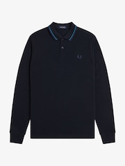 Fred Perry Mens Twin Tipped 100% Cotton Polo Shirt - Image 2 of 4