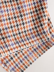 Neutral Check Textured Barrel Leg Trousers (3mths-7yrs) - Image 7 of 8