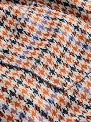 Neutral Check Textured Barrel Leg Trousers (3mths-7yrs) - Image 8 of 8