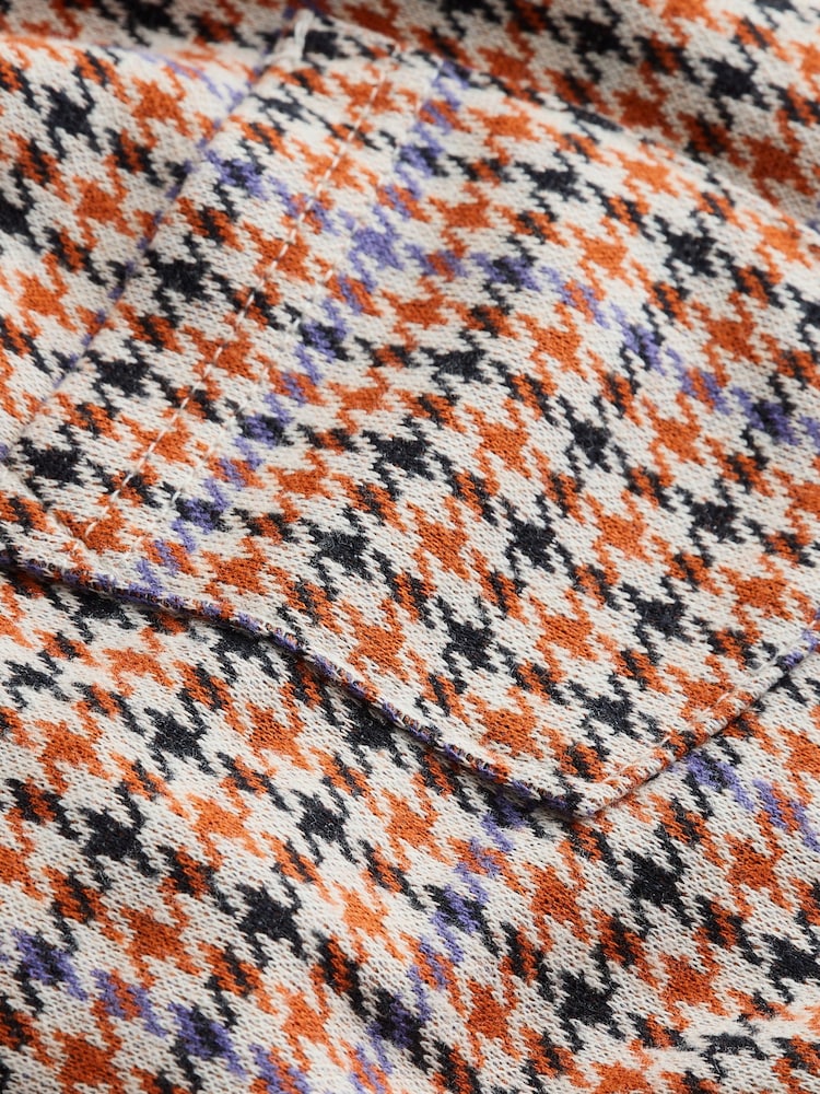 Neutral Check Textured Barrel Leg Trousers (3mths-7yrs) - Image 8 of 8