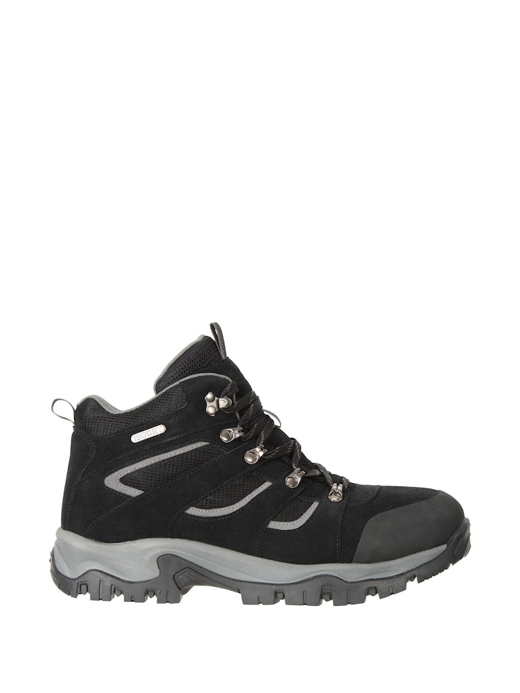 Mountain Warehouse Black Voyage Mens Waterproof Walking Boots - Image 1 of 5