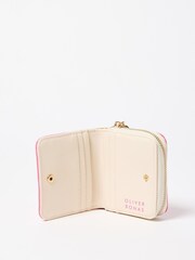Oliver Bonas Pink/Orange Caidy Ombre Zipped Purse - Image 4 of 6