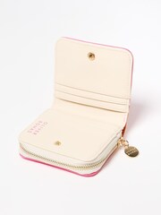 Oliver Bonas Pink/Orange Caidy Ombre Zipped Purse - Image 5 of 6