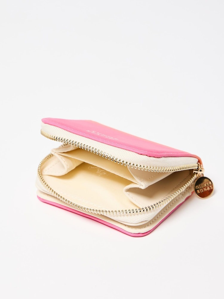 Oliver Bonas Pink/Orange Caidy Ombre Zipped Purse - Image 6 of 6 Oliver Bonas Pink/Orange Caidy Ombre Zipped Purse - Image 6 of 6