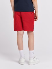 U.S. Polo Assn. Red Boys 100% Cotton Player 3 Sweat Shorts - Image 4 of 7