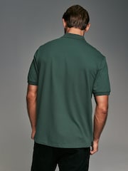 Green Emerald Relaxed Fit Short Sleeve Pique Polo Shirt - Image 2 of 8