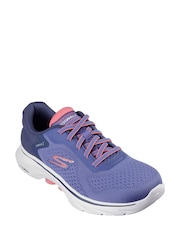 Skechers Blue Go Walk 7 Cosmic Waves Trainers - Image 1 of 3