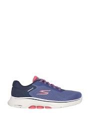 Skechers Blue Go Walk 7 Cosmic Waves Trainers - Image 2 of 3