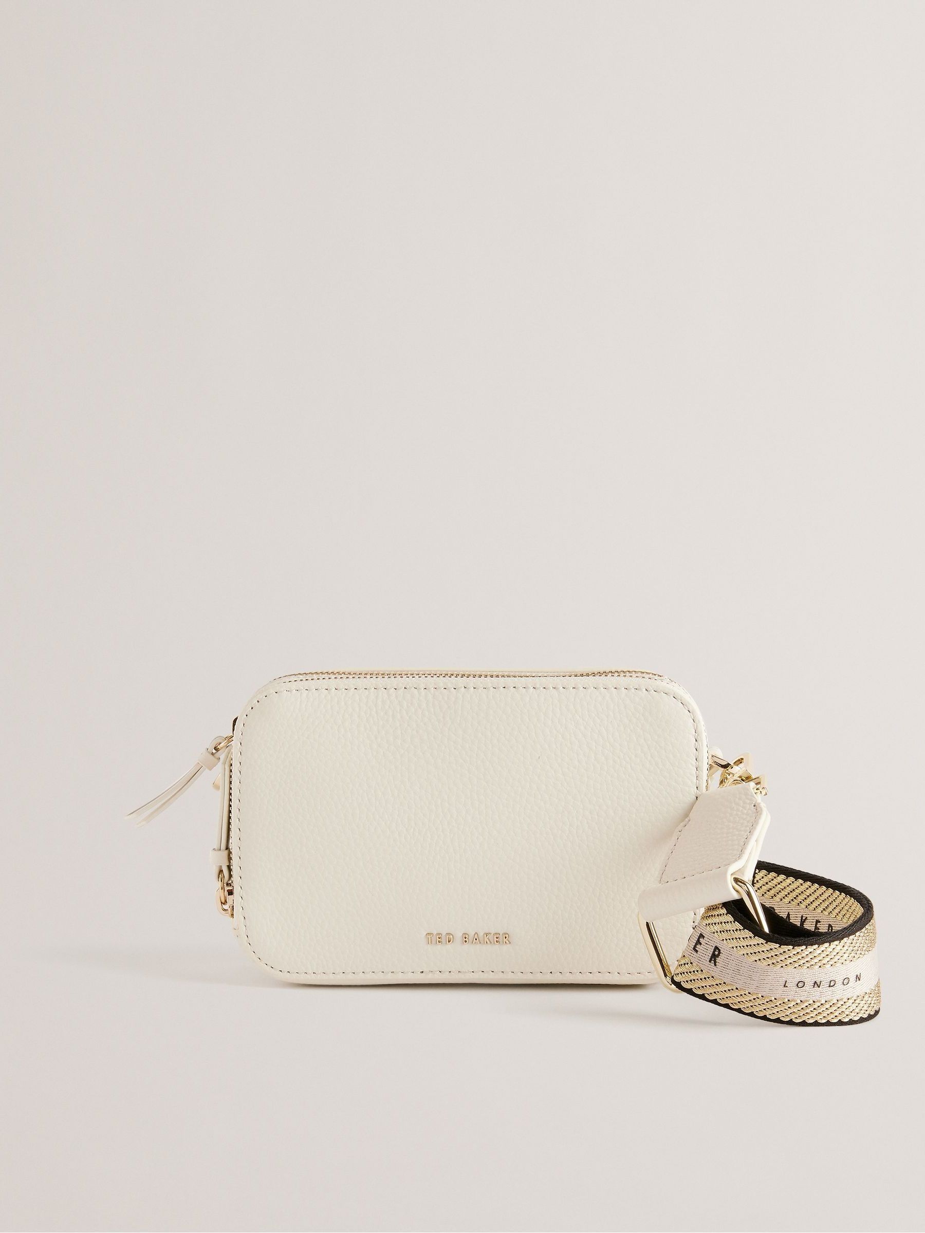 Buy Ted Baker White Stunna Webbing Leather Cross Body Mini Bag from Next Germany
