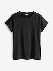 Hush Black Slim Fit Crew T-Shirt - Image 4 of 4