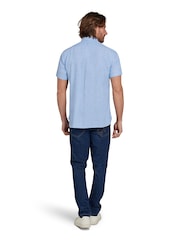 Raging Bull Blue Short Sleeve Classic Linen Shirt - Image 2 of 7