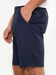 Threadbare Navy Regular Fit 100% Cotton Chino Shorts - Image 4 of 4