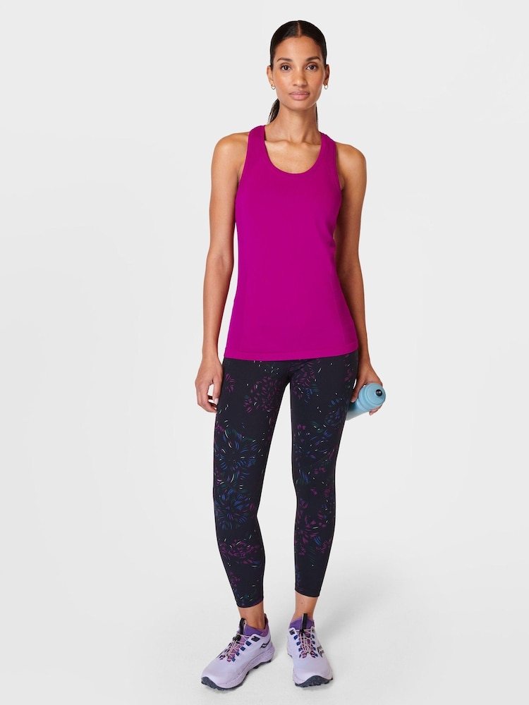 Sweaty Betty Magenta Fusion Purple Athlete Seamless Workout Tank Top - Image 4 of 8
