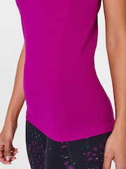 Sweaty Betty Magenta Fusion Purple Athlete Seamless Workout Tank Top - Image 6 of 8