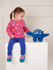 JoJo Maman Bébé Pink Dino Sweatshirt And Leggings Set - Image 1 of 9