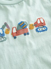 Blue Diggers Transport Short Sleeve T-Shirt (3mths-7yrs) - Image 3 of 3