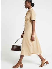 River Island Hemdkleid mit Gürtel - Bild 2 von 5