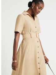 River Island Hemdkleid mit Gürtel - Bild 3 von 5