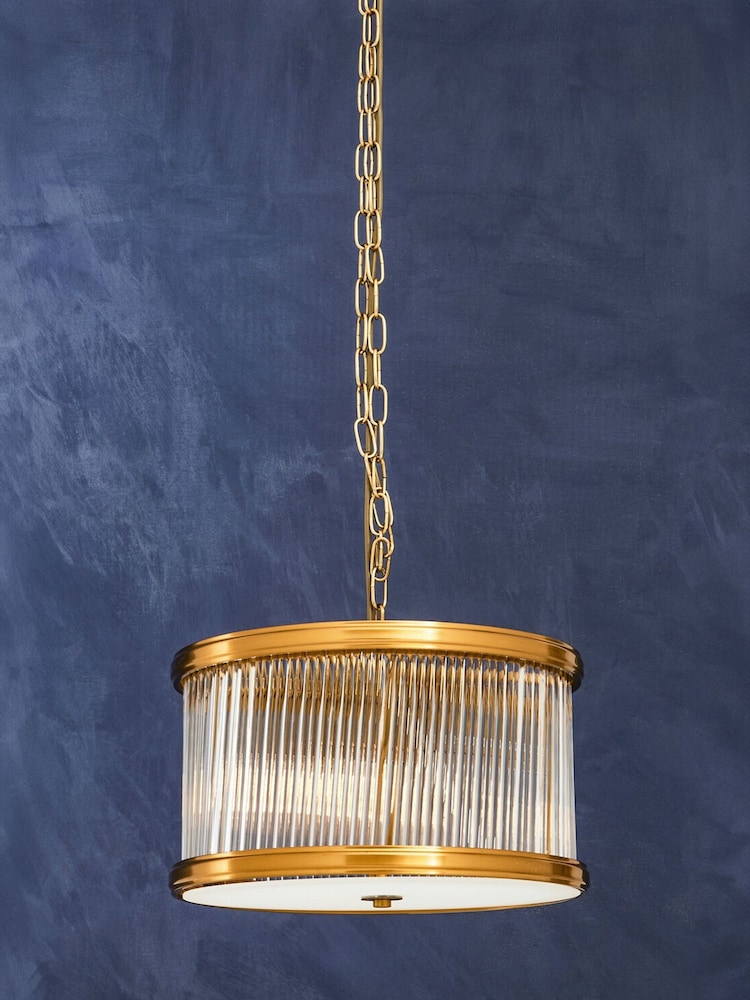 Interiors by Premier Brown Kensington Townhouse 5 Bulb Pendant Light - Image 1 of 3 Interiors by Premier Brown Kensington Townhouse 5 Bulb Pendant Light - Image 1 of 3