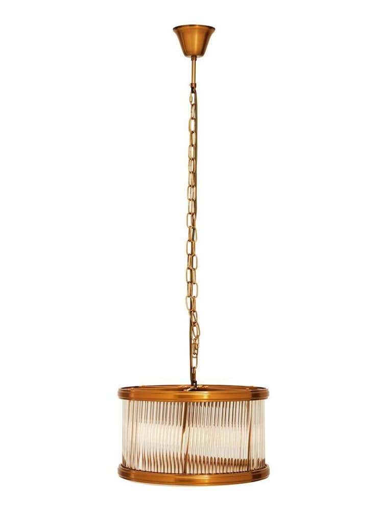 Interiors by Premier Brown Kensington Townhouse 5 Bulb Pendant Light - Image 3 of 3 Interiors by Premier Brown Kensington Townhouse 5 Bulb Pendant Light - Image 3 of 3