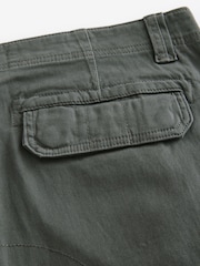Charcoal Grey/Navy Blue Slim Fit Cotton Rich Stretch Cargo Trousers 2 Pack - Image 13 of 13