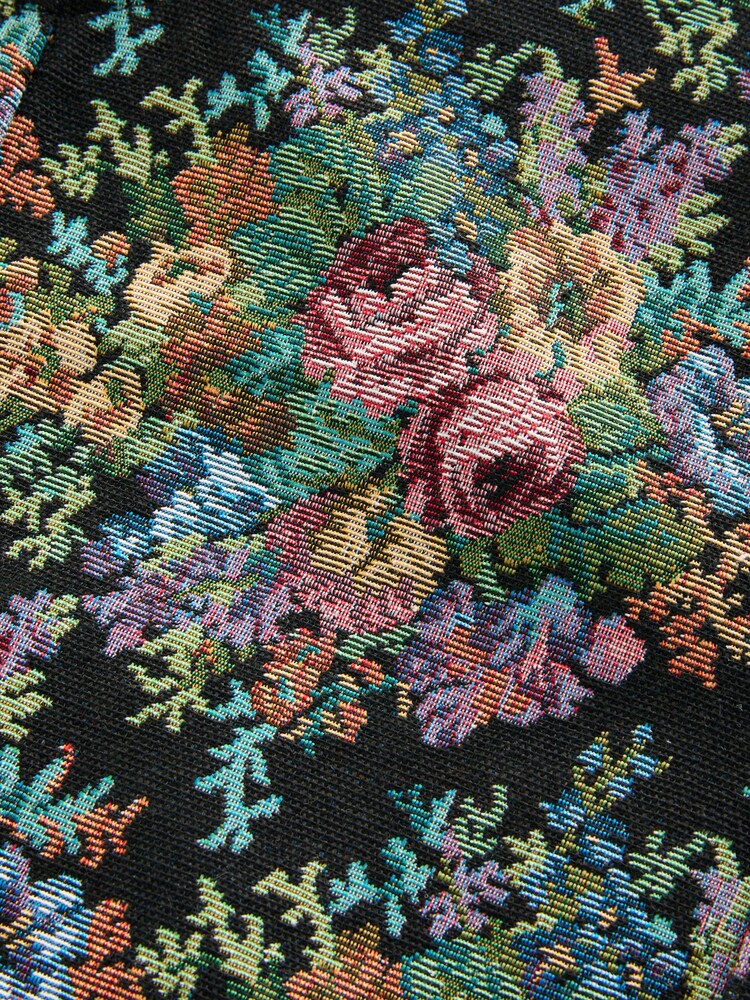 Multi EDIT Floral Embroidered Jacquard Shacket - Image 12 of 12
