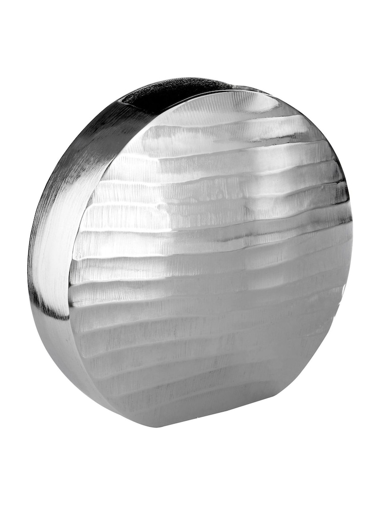 Interiors by Premier Silver Kensington Townhouse Round Vase - Image 2 of 3 Interiors by Premier Silver Kensington Townhouse Round Vase - Image 2 of 3