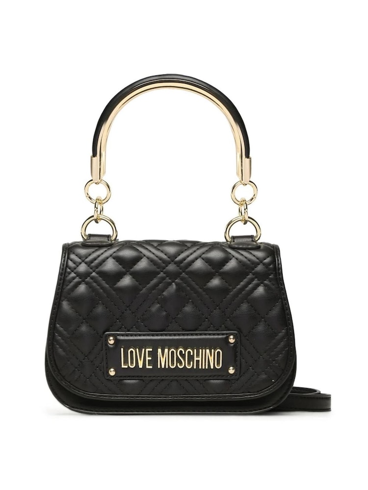 Love Moschino FAUX Leather Crossbody Black Bag - Image 1 of 4