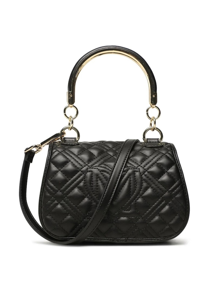 Love Moschino FAUX Leather Crossbody Black Bag - Image 2 of 4
