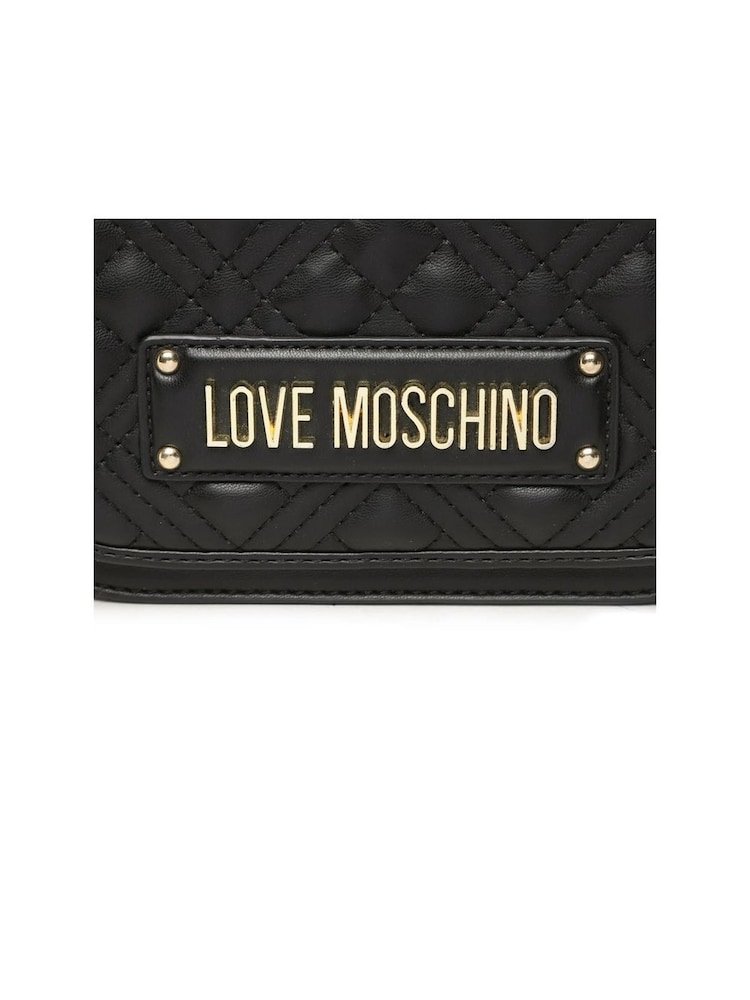 Love Moschino FAUX Leather Crossbody Black Bag - Image 4 of 4