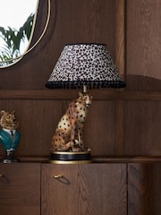 Natural Rita Cheetah Table Lamp - Image 2 of 5