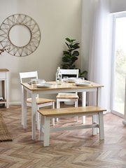 Julian Bowen Natural Linwood Small Dining Table - Image 1 of 6