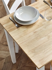 Julian Bowen Natural Linwood Small Dining Table - Image 2 of 6