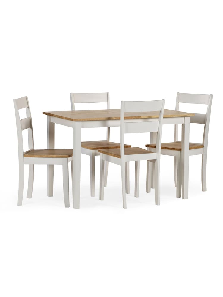 Julian Bowen Natural Linwood Small Dining Table - Image 6 of 6