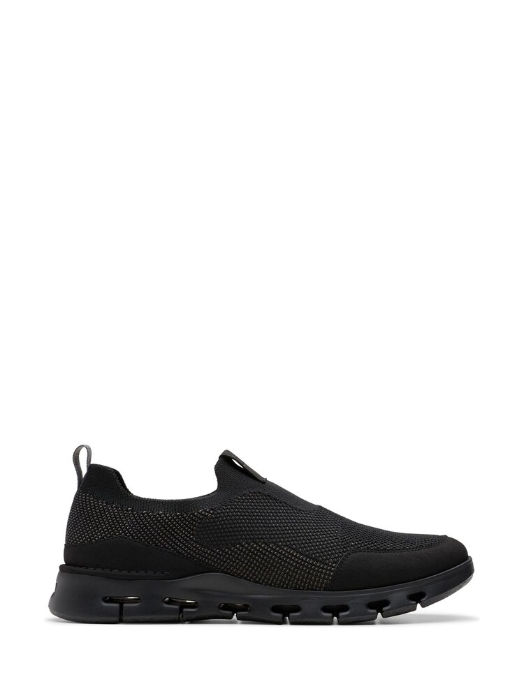 Clarks Black Leather Nature X Ease Shoes - Image 1 of 7