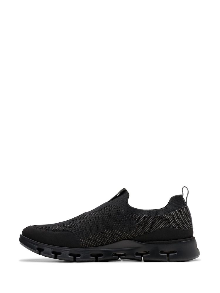 Clarks Black Leather Nature X Ease Shoes - Image 2 of 7