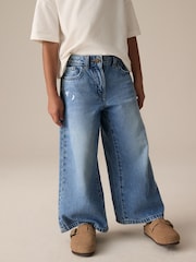 Denim Extra Wide Leg Jeans (3-16yrs) - Image 1 of 8