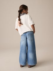 Denim Extra Wide Leg Jeans (3-16yrs) - Image 3 of 8